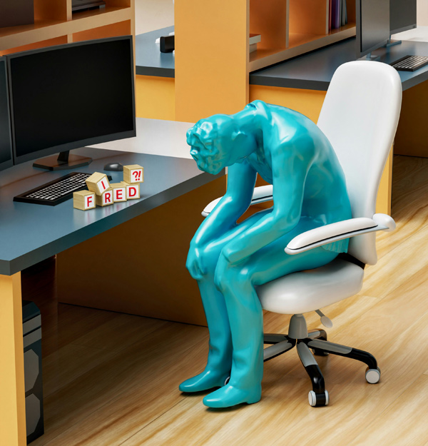 Person lost job